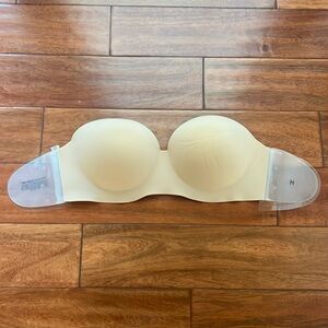 Backless Strapless Bra for Pushu-up Size H